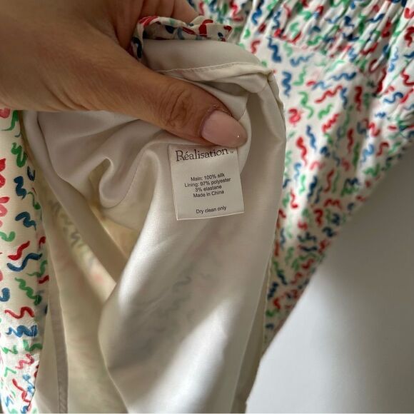 Realisation Par Devon Dress in White Squiggle - Picture 7 of 10